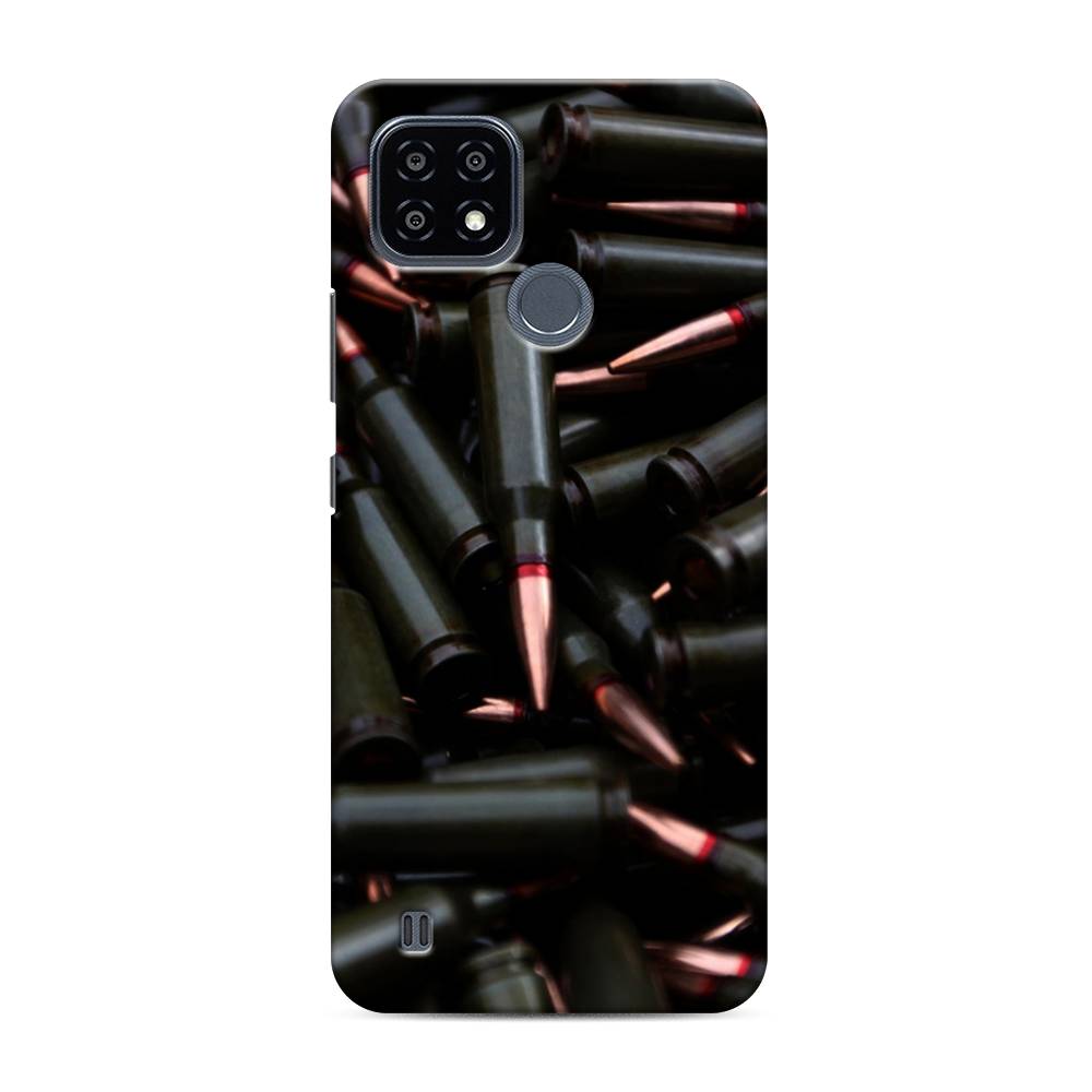 

Чехол Awog "Пули черные" для Realme C25Y, 2510920-4