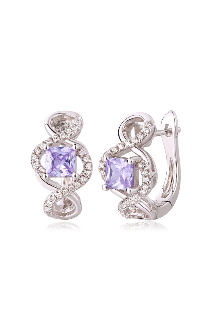 

Серьги из серебра с фианитом Ogisana E-60087, E-60087