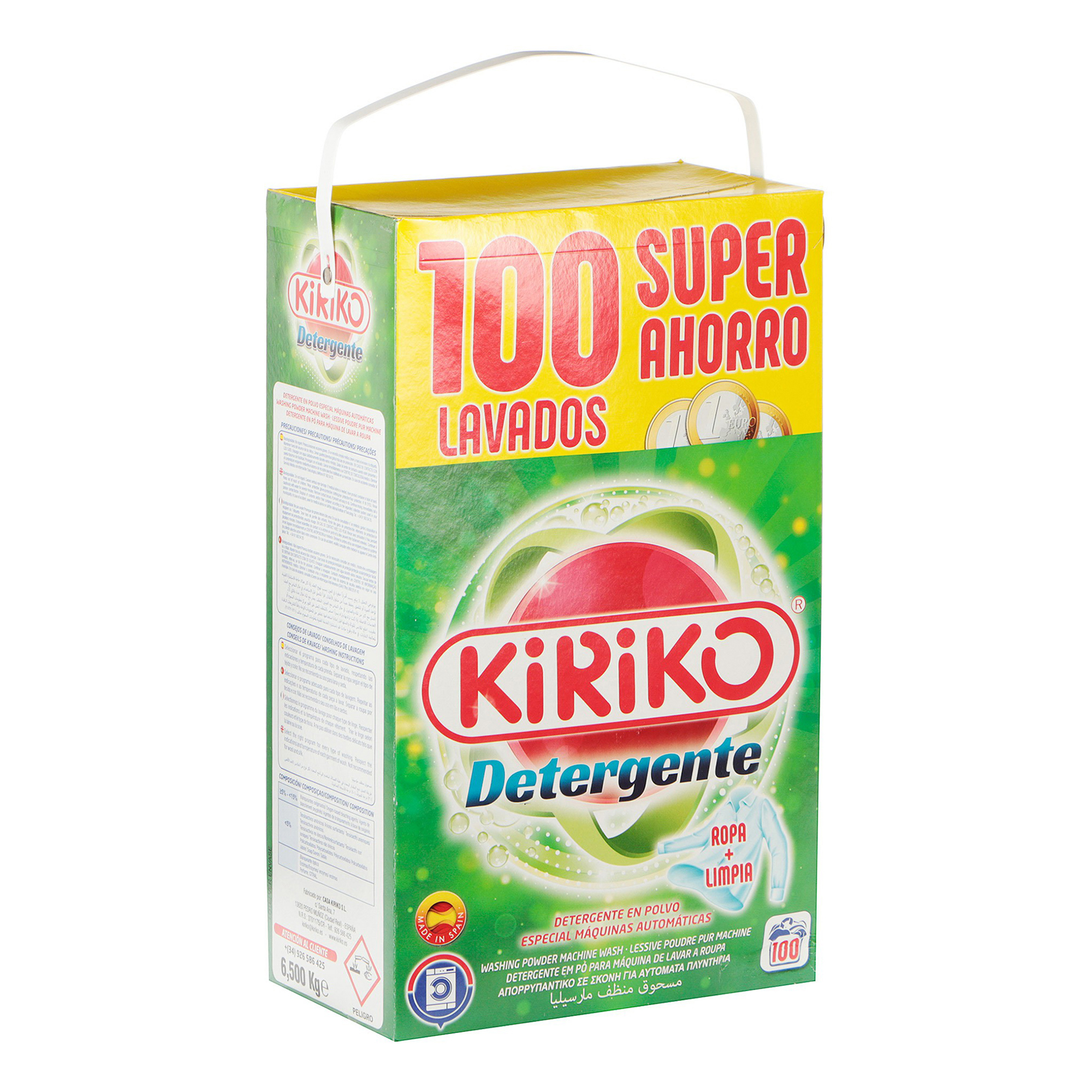 фото Стиральный порошок kiriko detergente 6,5 кг