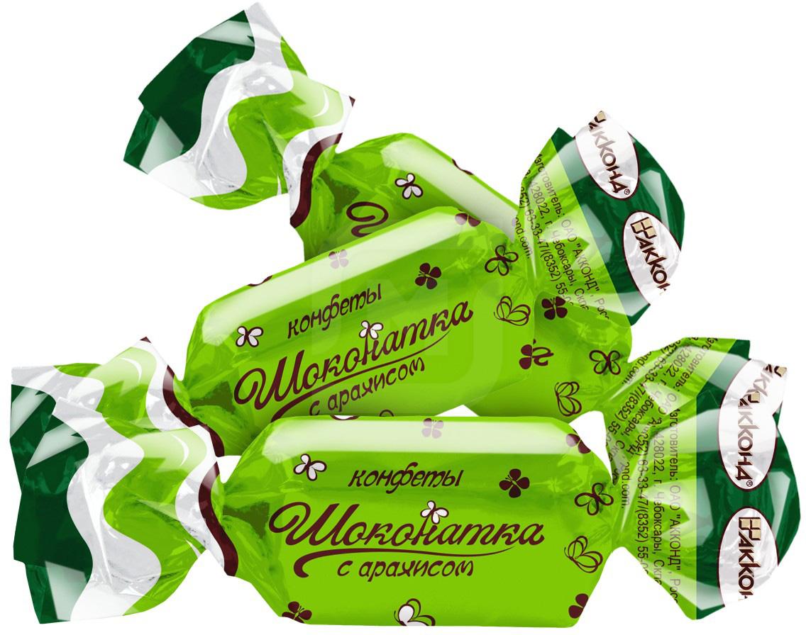 

Конфеты Акконд Шоконатка с арахисом