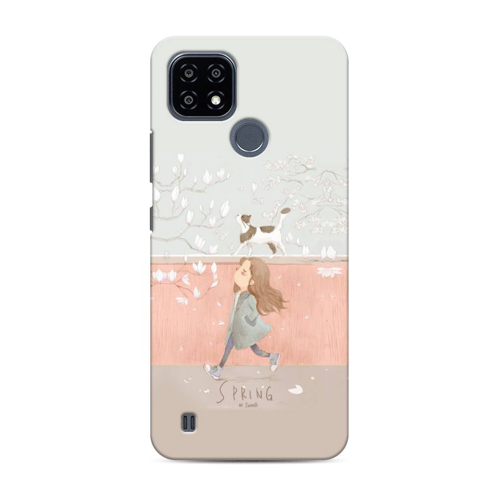 

Чехол Awog "Девочка-весна" для Realme C25Y, 2510920-5