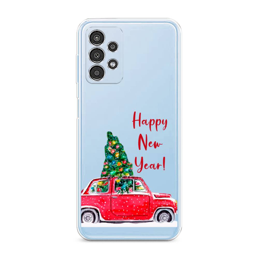 

Чехол на Samsung Galaxy A13 4G "Happy New Year", Красный;зеленый, 2104850-5