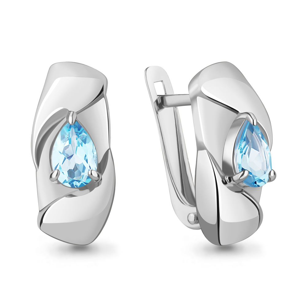 

Серьги из серебра с топазом Aquamarine Aquamarine 4782002_925_р, 4782002_925_р