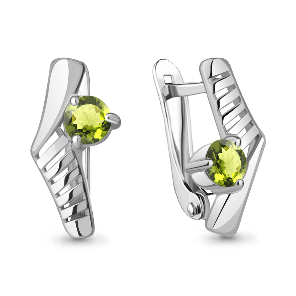 

Серьги из серебра с хризолитом Aquamarine Aquamarine 4781407_925_р, 4781407_925_р