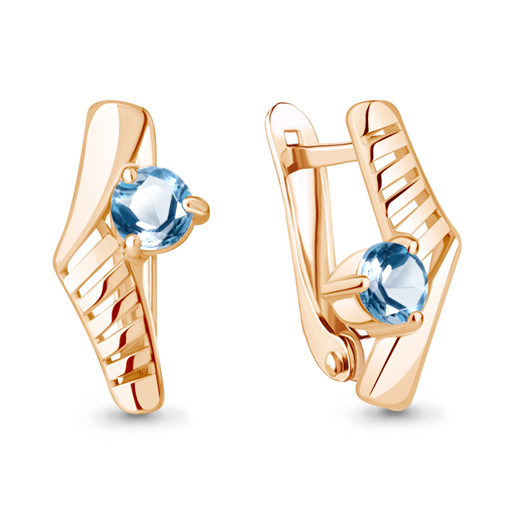 

Серьги из серебра с топазом Aquamarine Aquamarine 4781405_925_з, 4781405_925_з