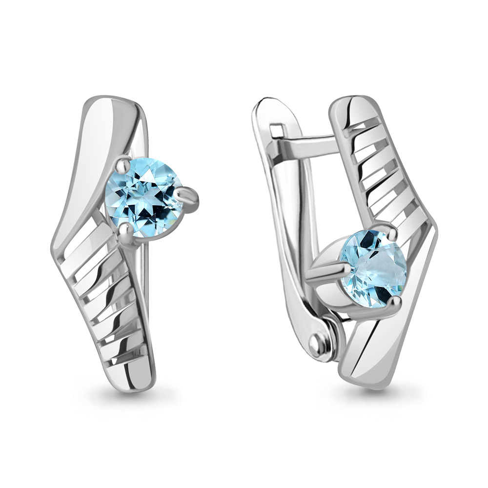 

Серьги из серебра с топазом Aquamarine Aquamarine 4781402_925_р, 4781402_925_р