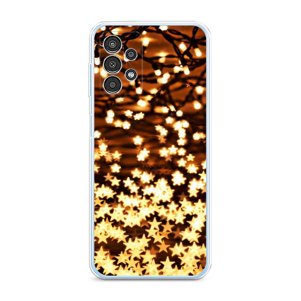 

Чехол на Samsung Galaxy A13 4G "Новогодняя гирлянда", Золотистый, 2104850-5