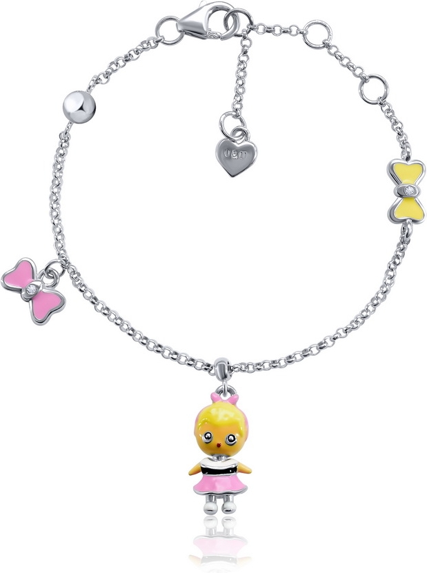 

Браслет из серебра с эмалью р. 16,5 UmaUmi 419564800611, 419564800611