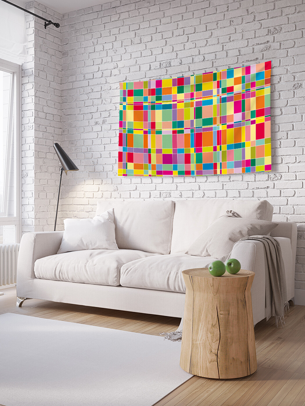 

Горизонтальное фотопанно JoyArty Красочный сигнал, из ткани, 100х150 см