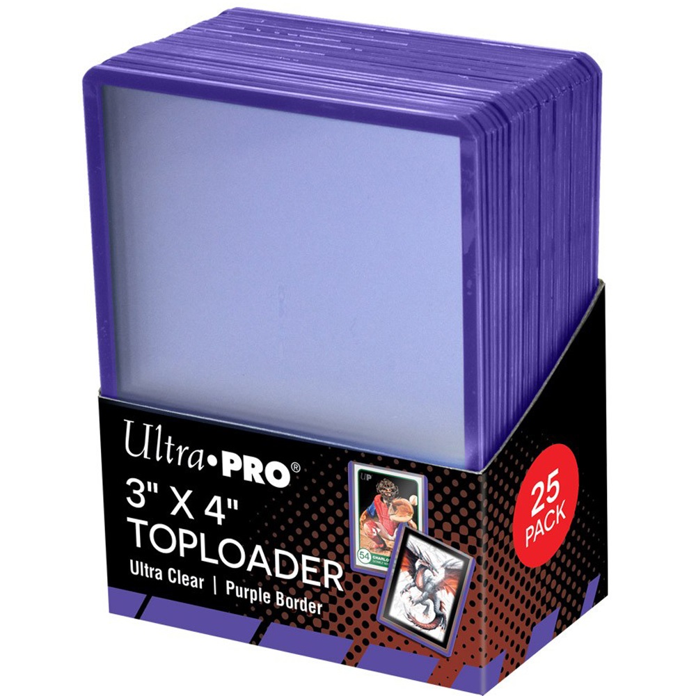 

Жесткие прозрачные протекторы Ultra Pro - (toploader), Прозрачный, 81222