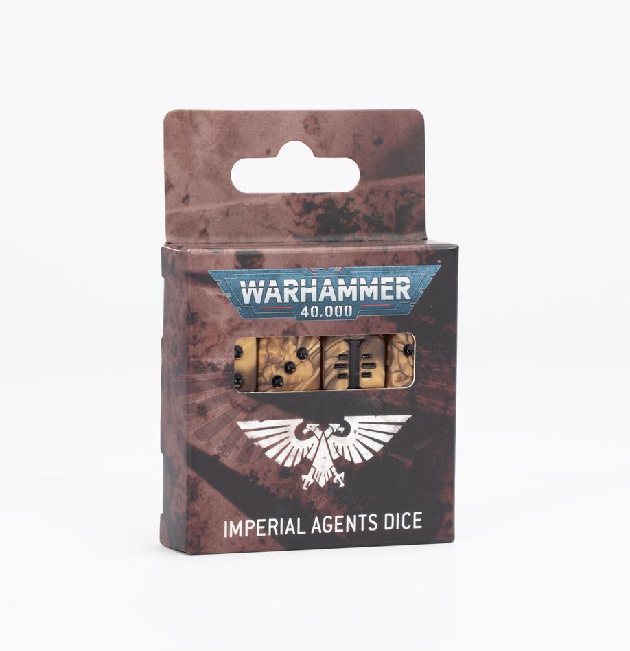 

Набор кубиков Warhammer 40000: Imperial Agents Dice Set, 68-04
