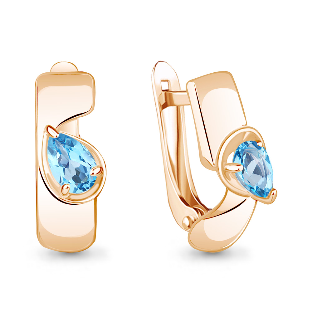 

Серьги из серебра с топазом Aquamarine Aquamarine 4780505_925_з, 4780505_925_з