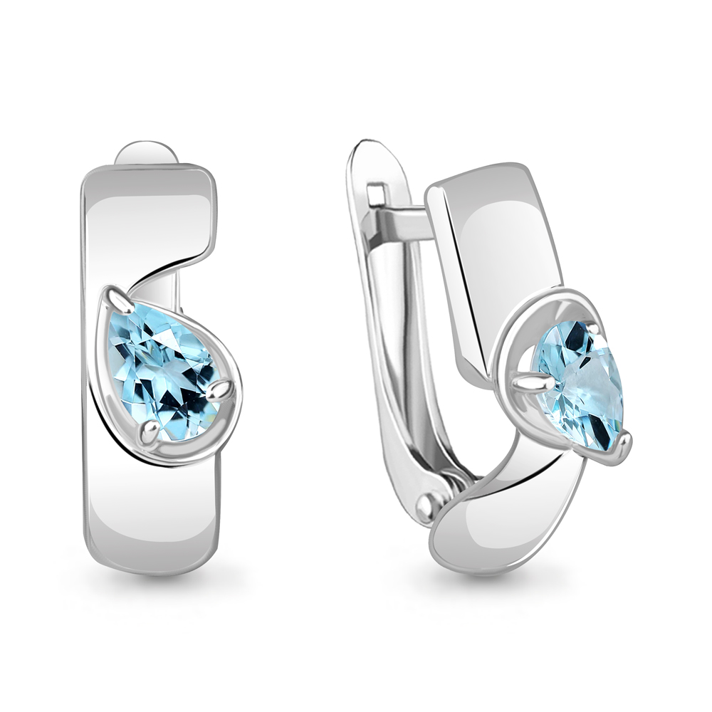 

Серьги из серебра с топазом Aquamarine Aquamarine 4780502_925_р, 4780502_925_р