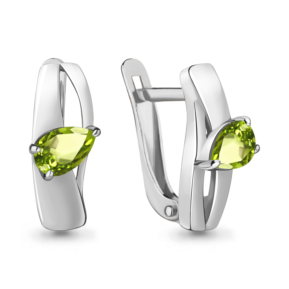 

Серьги из серебра с хризолитом Aquamarine Aquamarine 4780407_925_р, 4780407_925_р