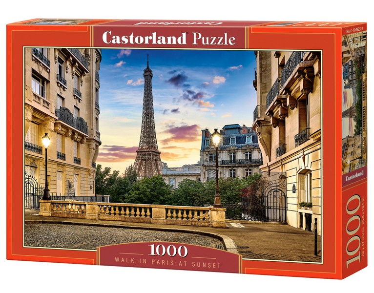 

Пазлы Castorland Puzzle-1000 Прогулка по Парижу на закате C104925, C104925