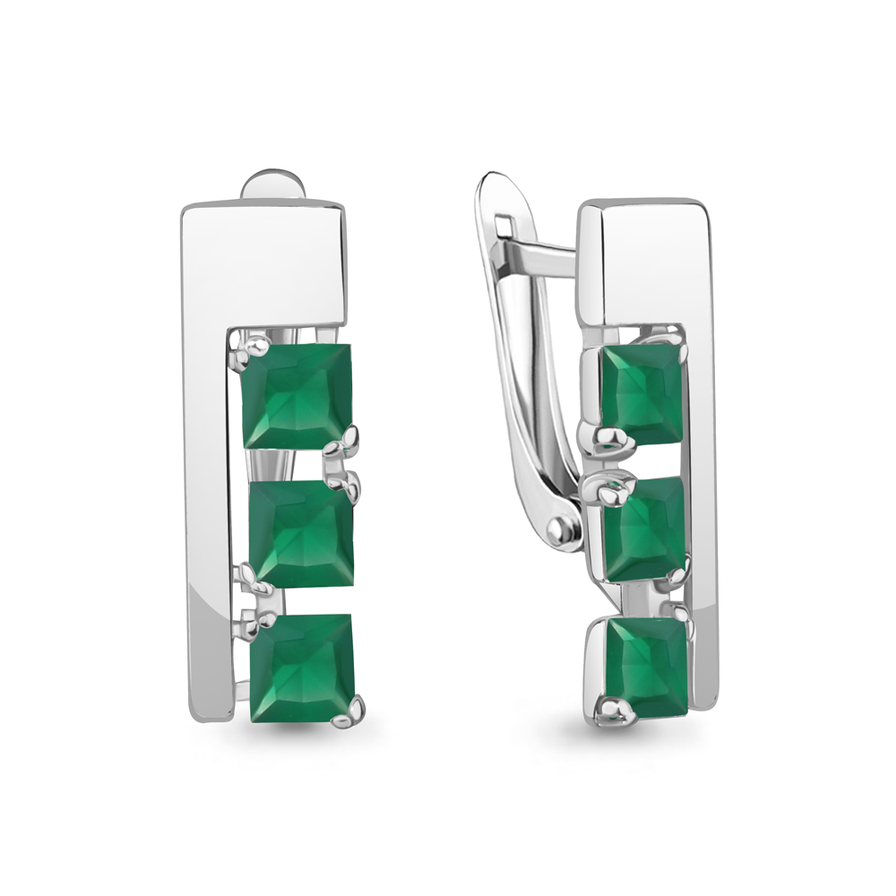 

Серьги из серебра с агатом Aquamarine Aquamarine 4779109_925_р, 4779109_925_р