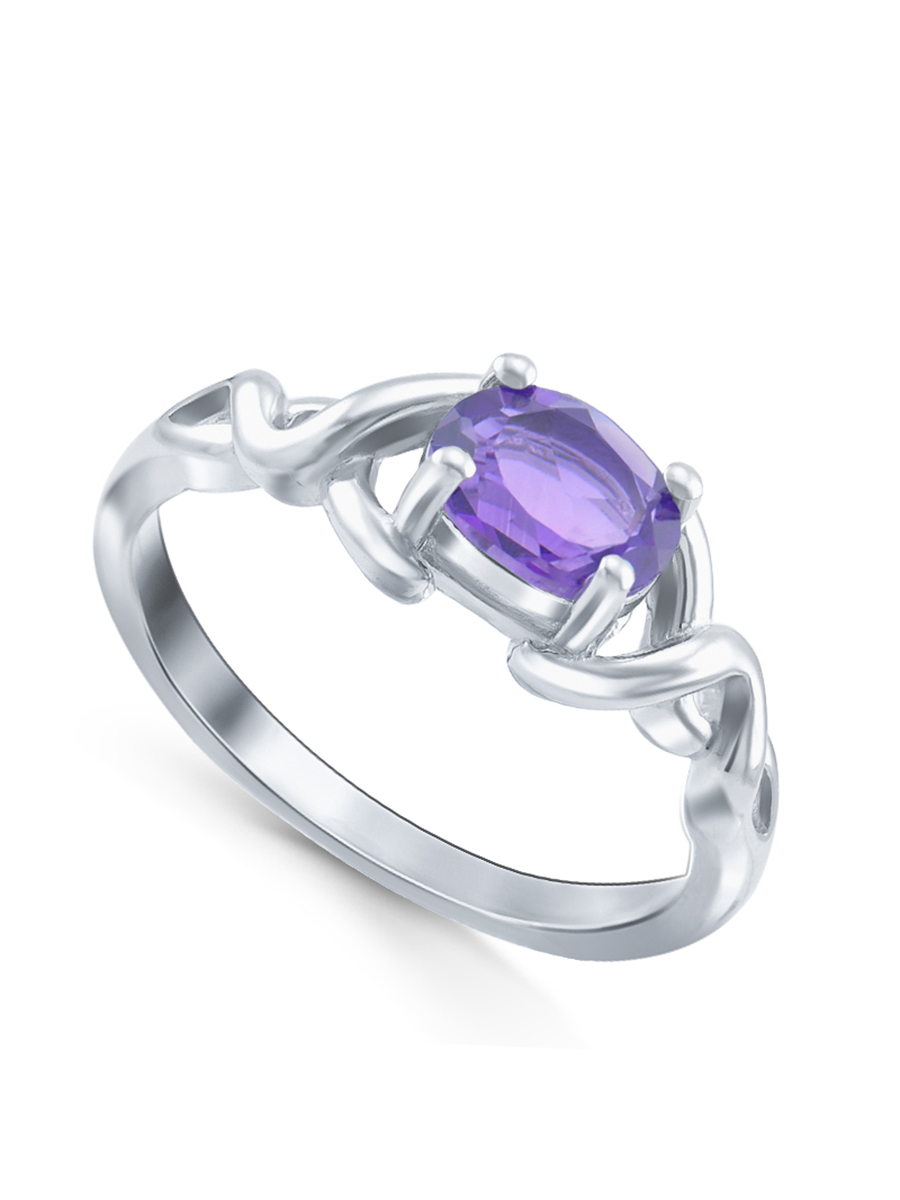 Кольцо из серебра р. 19 Silver Wings 21knys1840-155, аметист