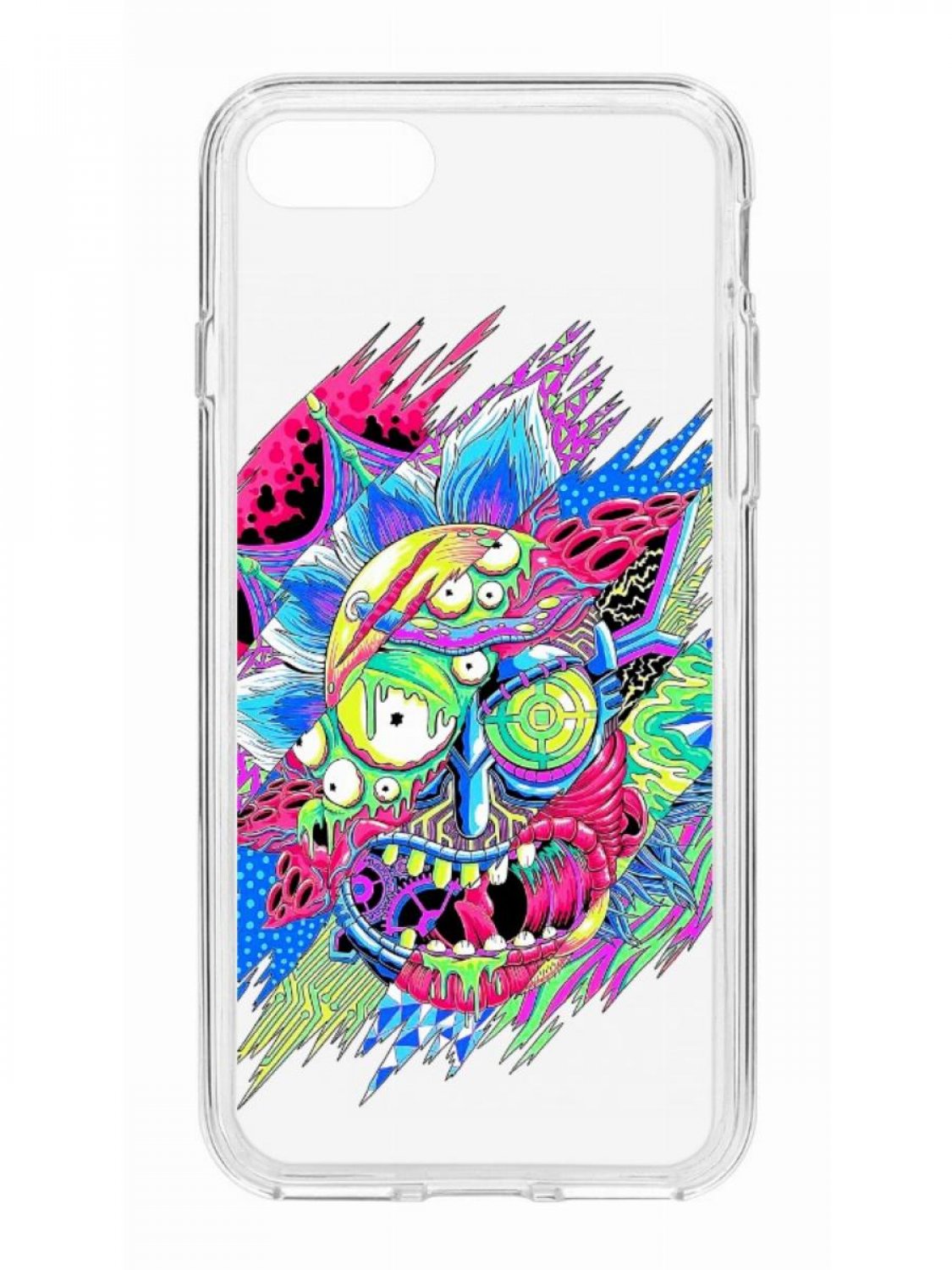 

Чехол для Apple iPhone 7 /8 /SE 2020 КRUЧЕ Print Морской берег прозрачный с рисунком