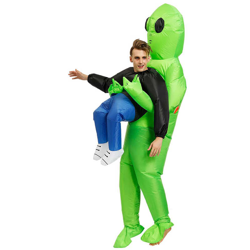 Костюм надувной маскарадный Inflatable Зеленый Инопланетянин на Хэллоуин (Чужой)