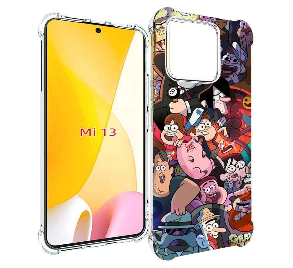 

Чехол MyPads гравити-фолз для Xiaomi 13, Прозрачный, Tocco