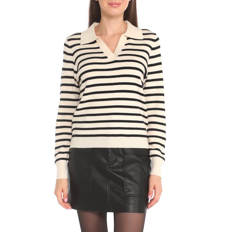 

Пуловер женский Maison David 6W072 белый L, 6W072