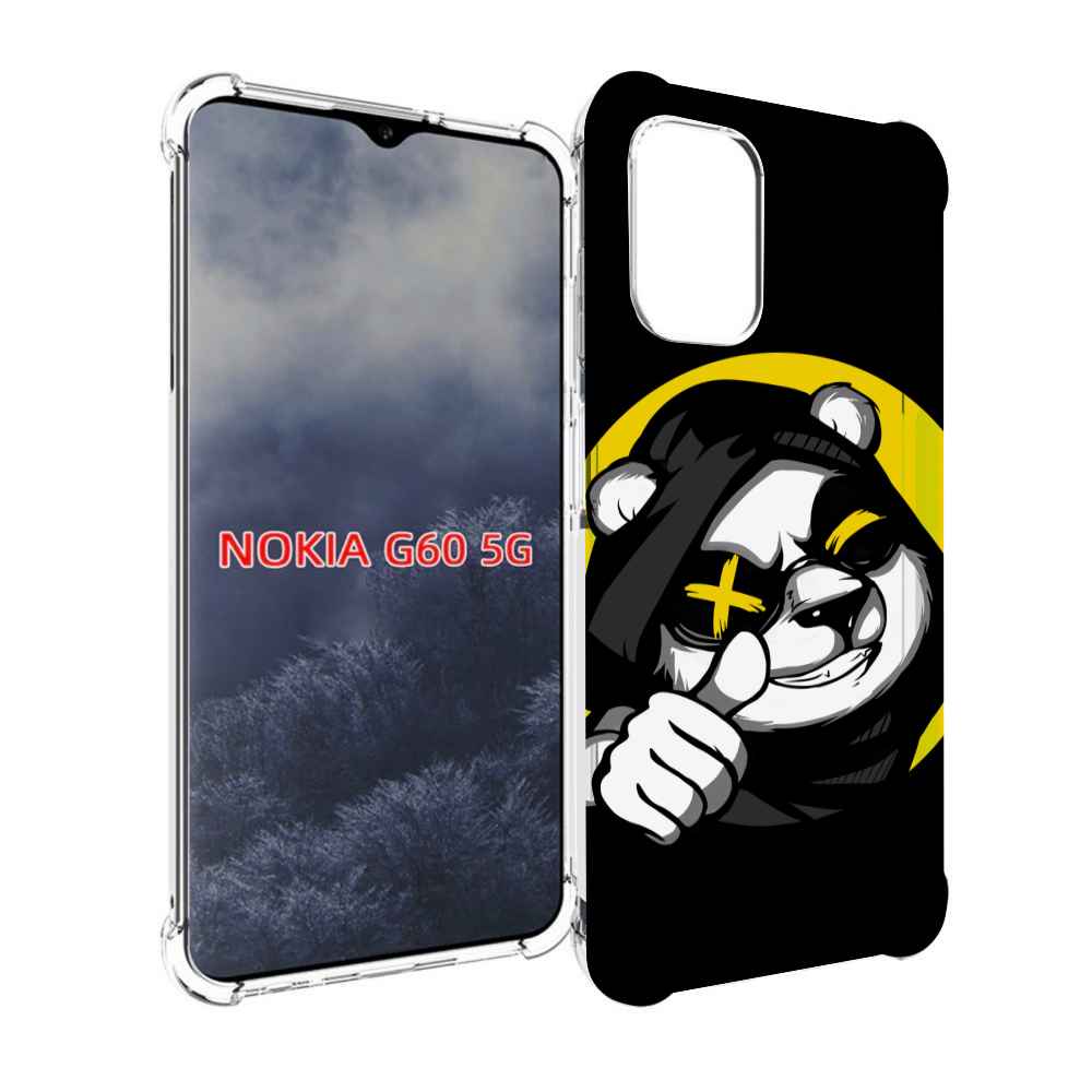 

Чехол MyPads крутая пандочка ок для Nokia G60 5G, Прозрачный, Tocco