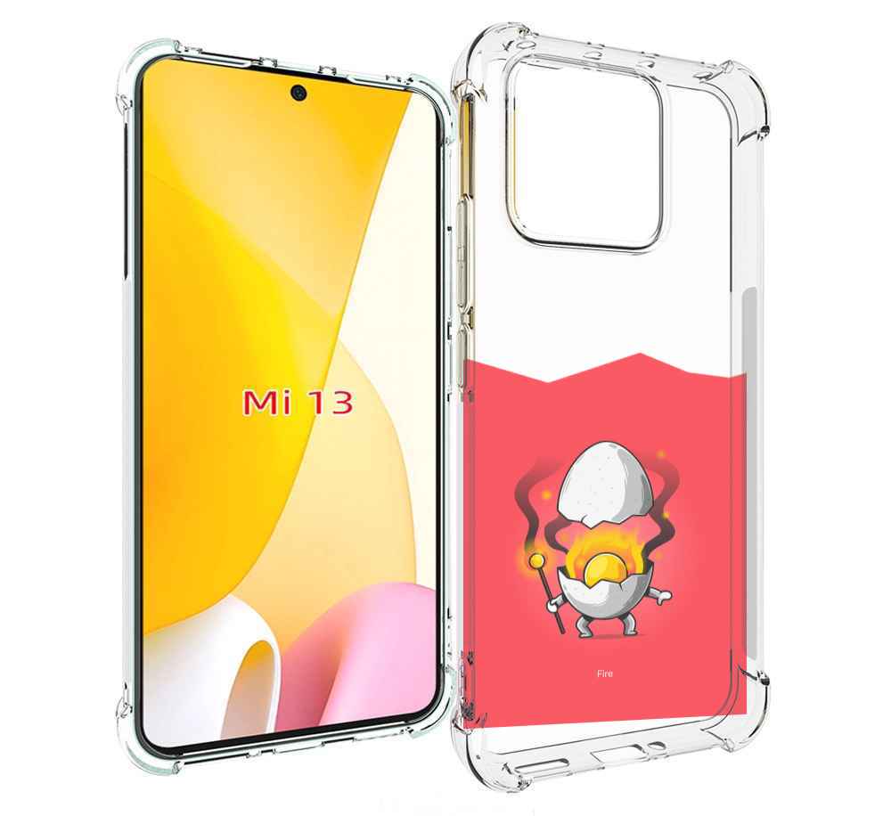 

Чехол MyPads горелое яйцо для Xiaomi 13, Прозрачный, Tocco