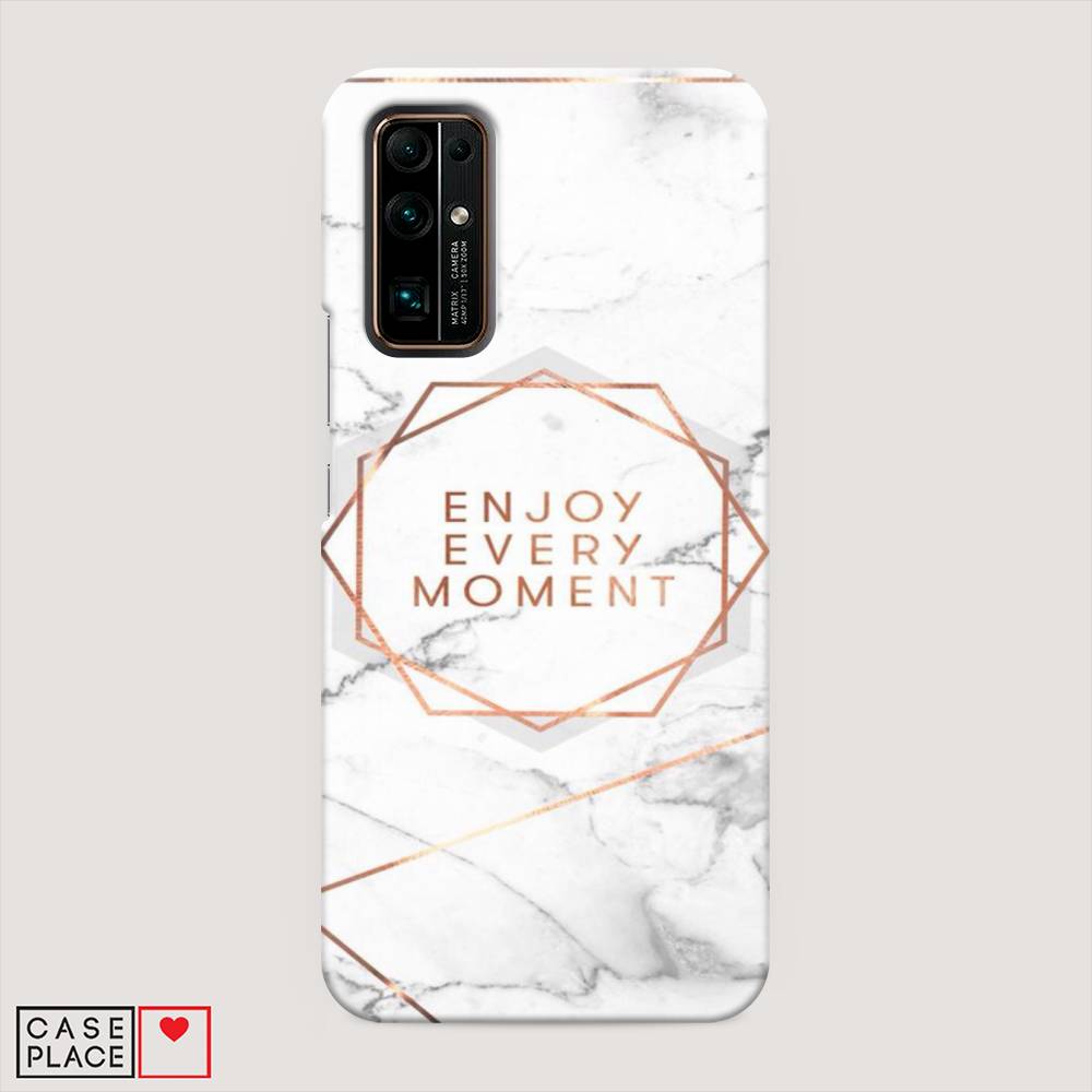 

Чехол Awog "Enjoy every moment мрамор" для Honor 30