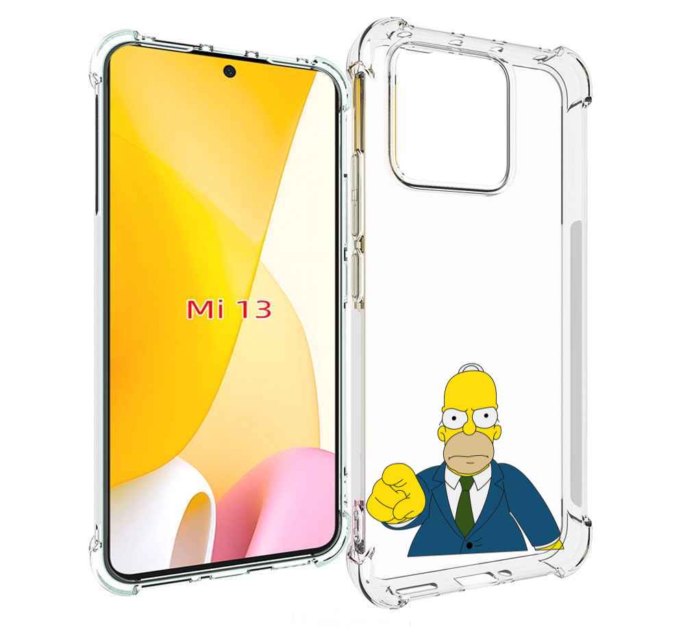

Чехол MyPads гомер-злой для Xiaomi 13, Прозрачный, Tocco