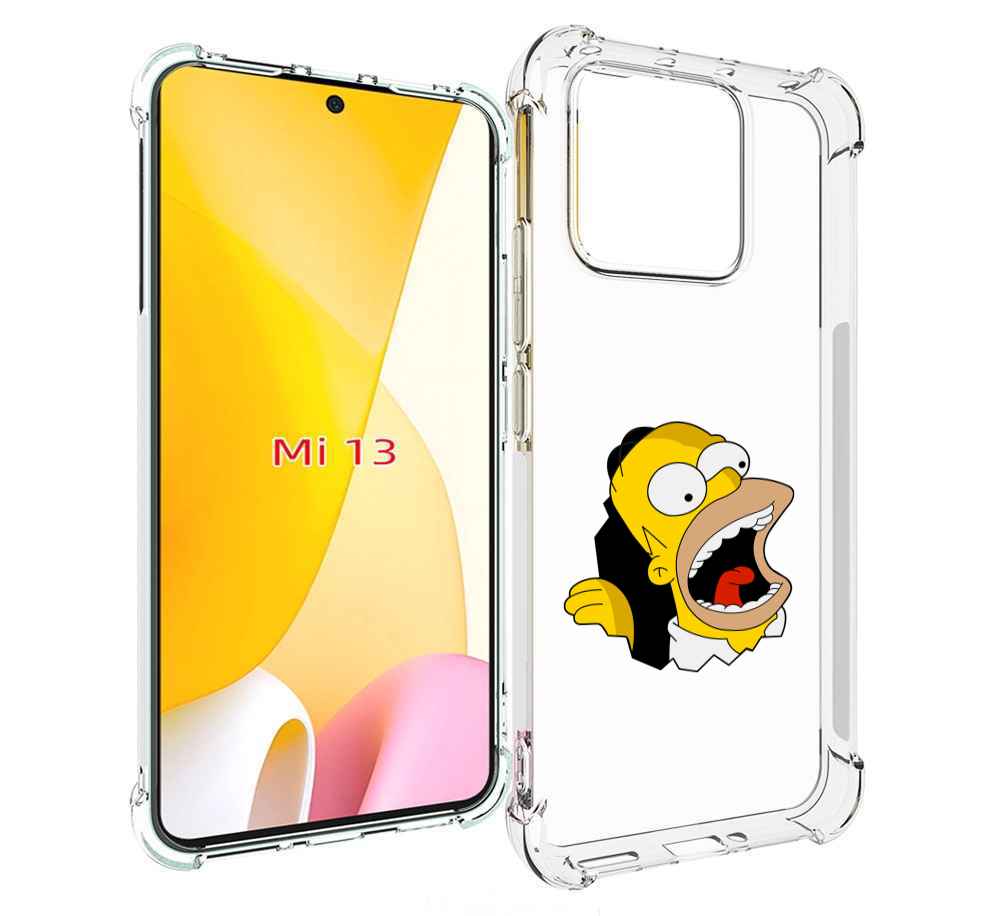

Чехол MyPads гомер-голодный для Xiaomi 13, Прозрачный, Tocco