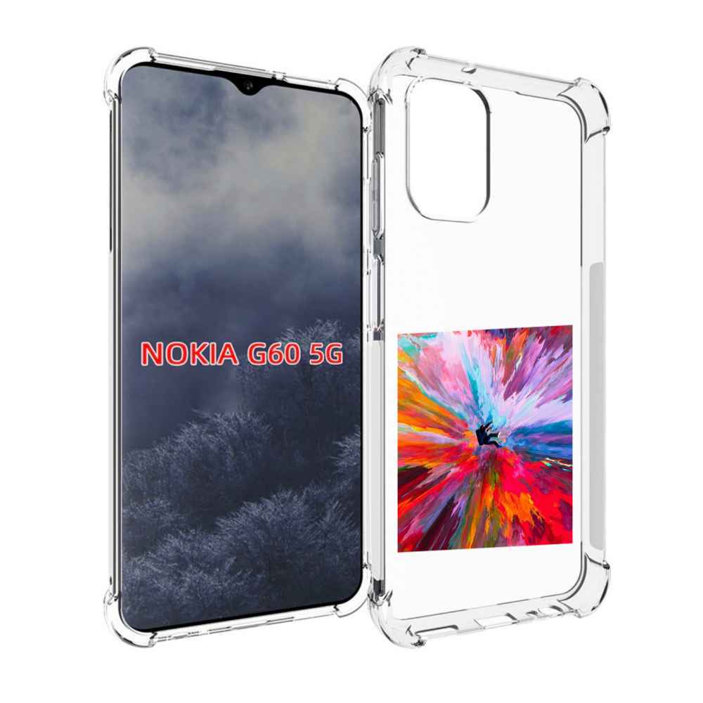 

Чехол MyPads красочный астранавт для Nokia G60 5G, Прозрачный, Tocco
