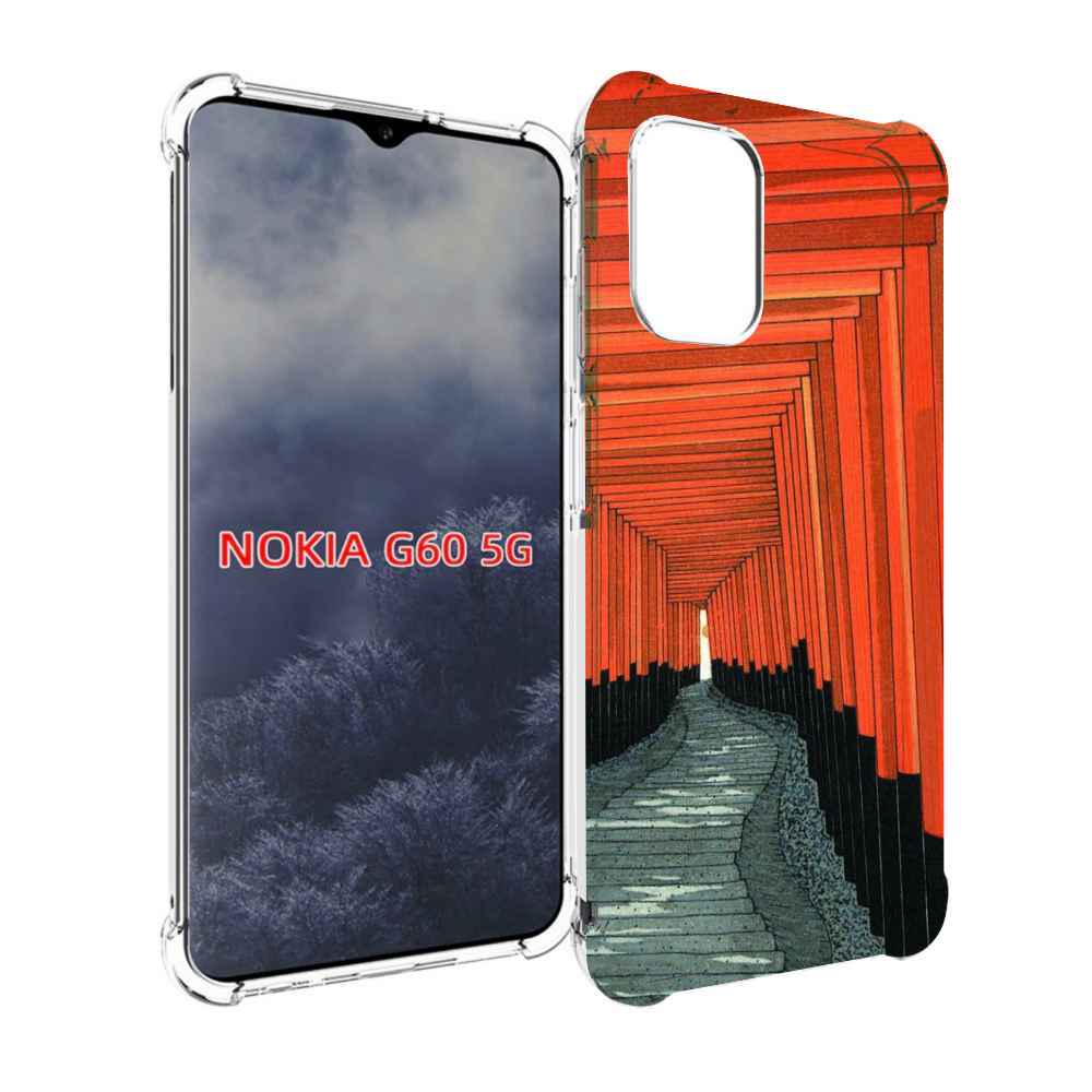 

Чехол MyPads красный коридор для Nokia G60 5G, Прозрачный, Tocco