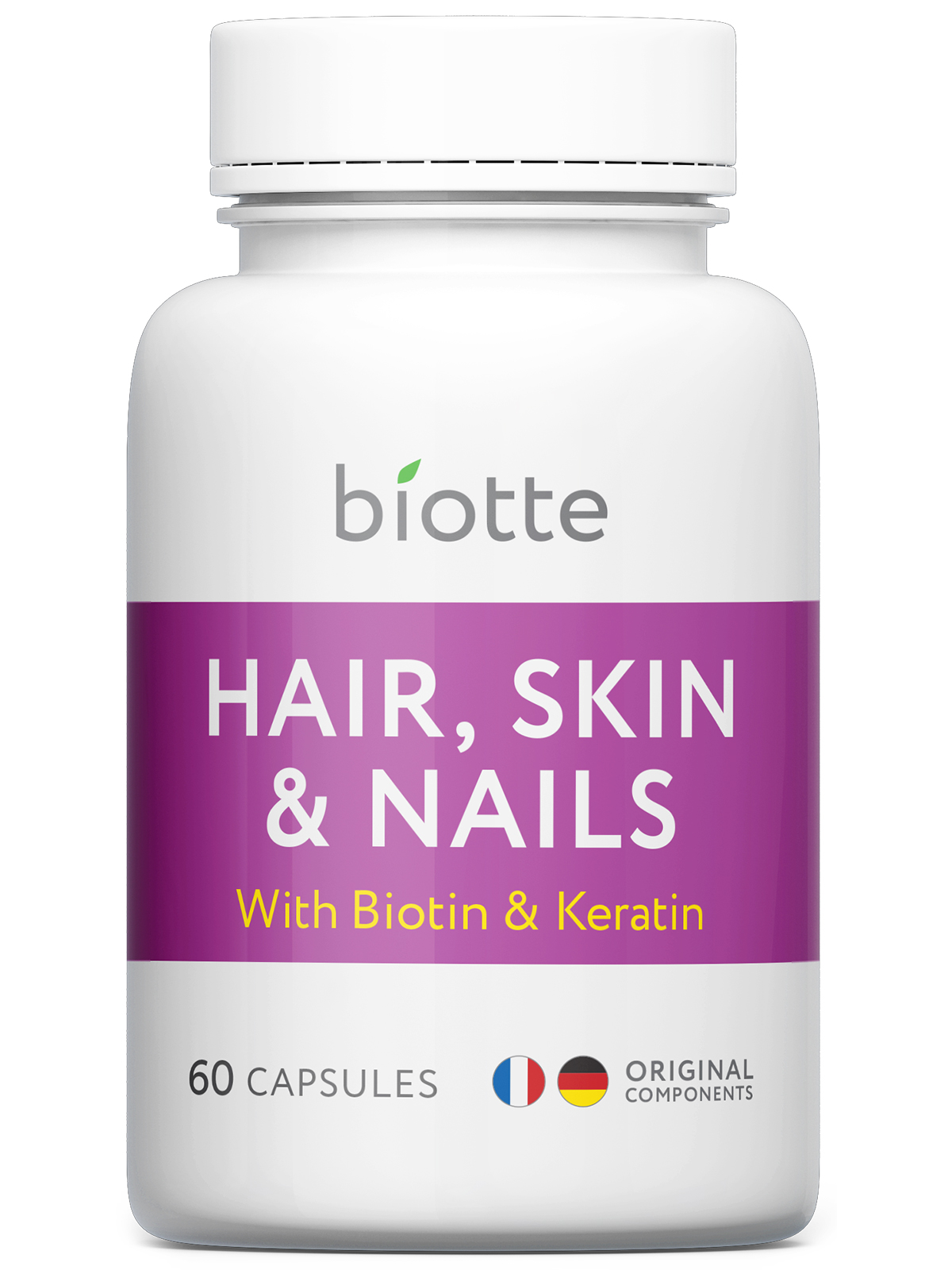 Купить Витаминный комплекс для женщин Biotte Hair Skin Nails капсулы 60 шт.