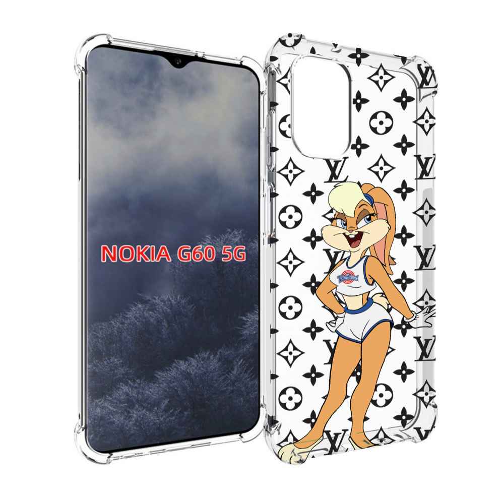 

Чехол MyPads красивый-принт-на-чехол женский для Nokia G60 5G, Прозрачный, Tocco