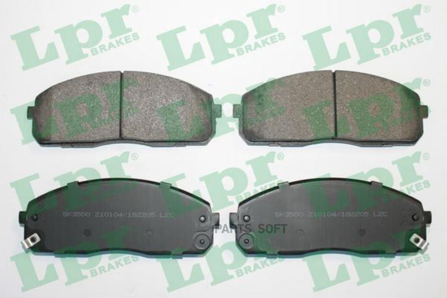 

Колодки Тормозные Хенде/Хендай/Hyundai Porter 04- Передние Lpr арт. 05P2205