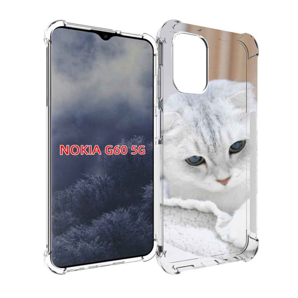 

Чехол MyPads кошка чаузи для Nokia G60 5G, Прозрачный, Tocco