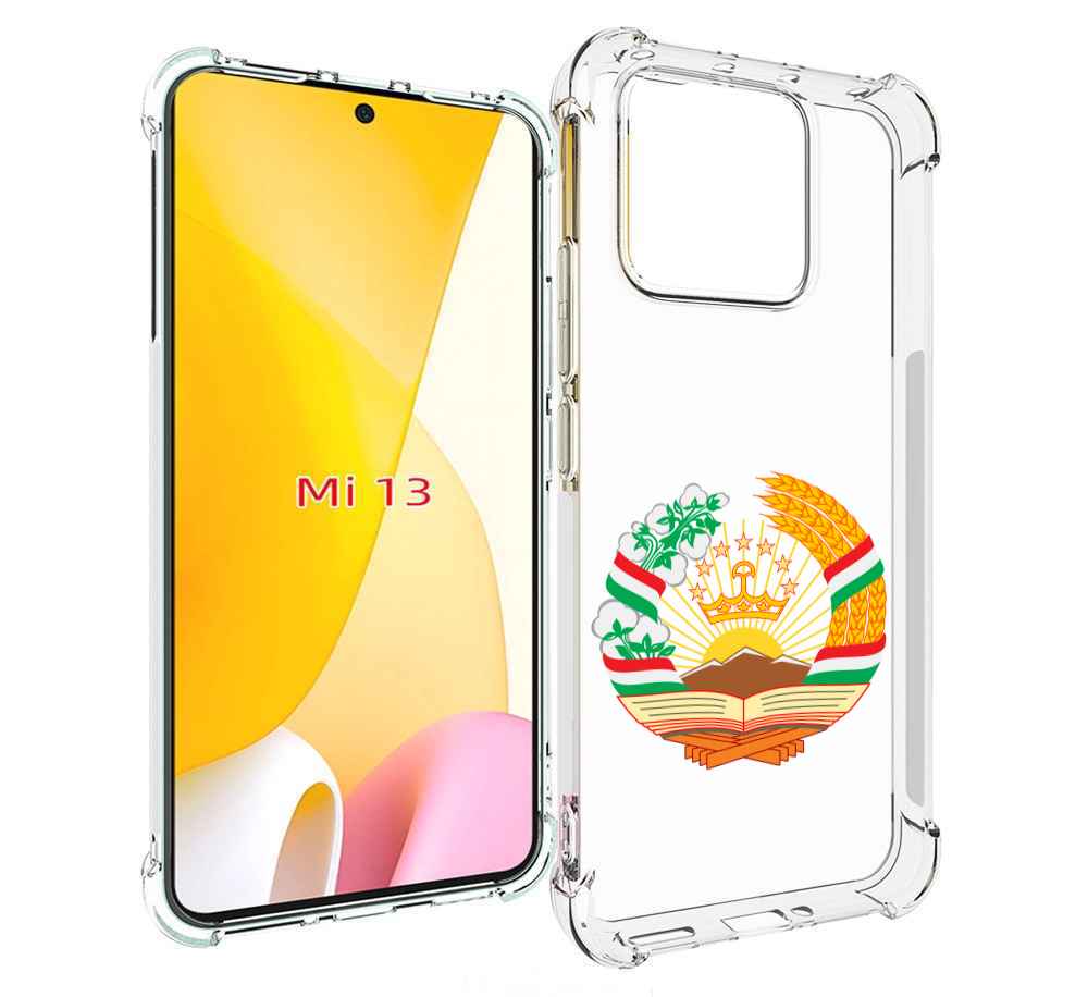 

Чехол MyPads герб-таджикистана для Xiaomi 13, Прозрачный, Tocco