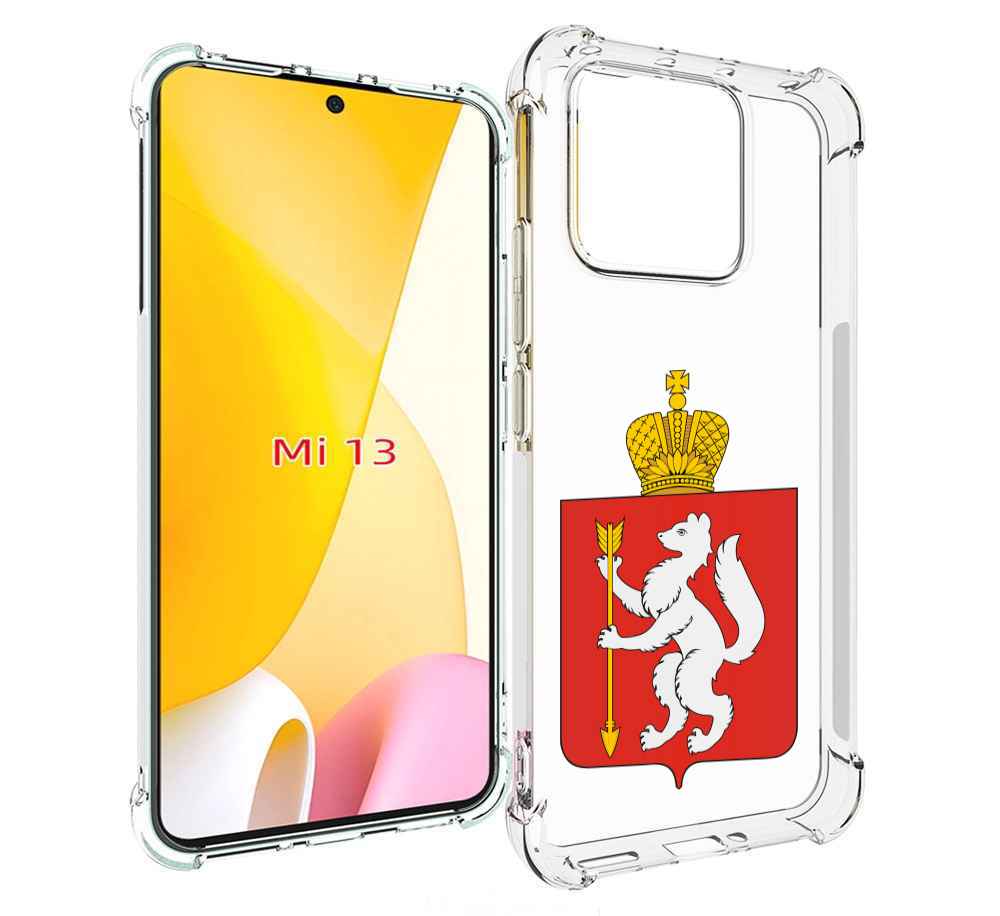 

Чехол MyPads герб-свердловская-область-екатеринбург для Xiaomi 13, Прозрачный, Tocco