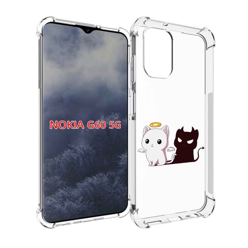 

Чехол MyPads котик-с-злой-тенью для Nokia G60 5G, Прозрачный, Tocco