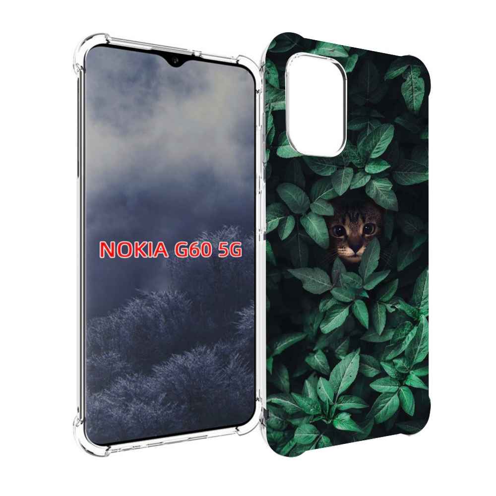 

Чехол MyPads котенок в листьях для Nokia G60 5G, Прозрачный, Tocco