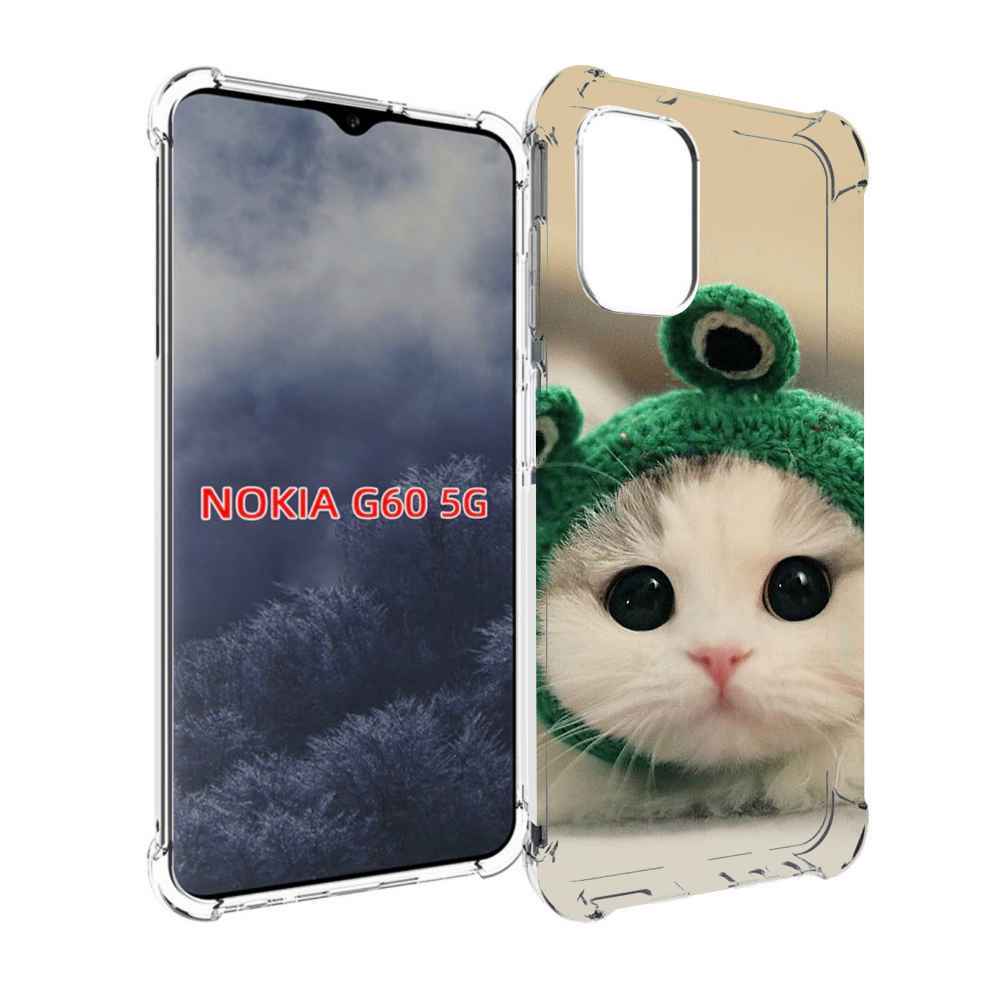 

Чехол MyPads кот-лягушка детский для Nokia G60 5G, Прозрачный, Tocco