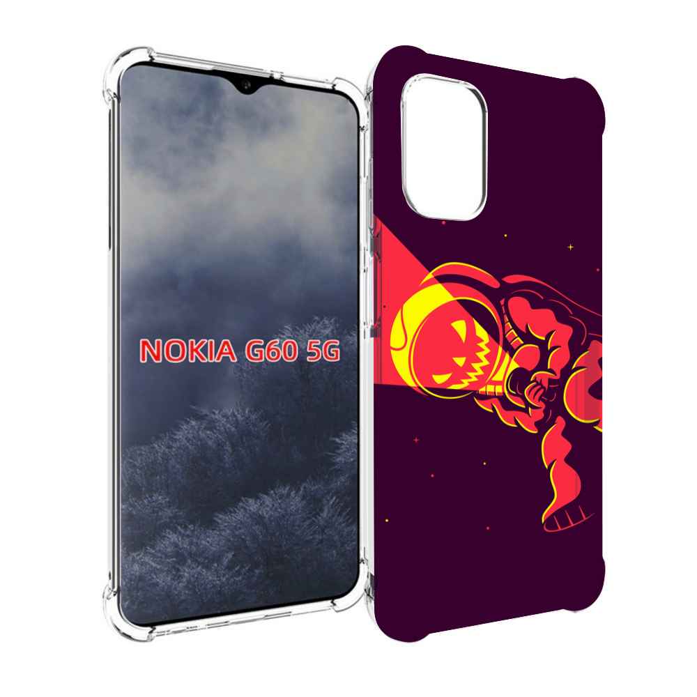 

Чехол MyPads космонавт-в-хеллуин для Nokia G60 5G, Прозрачный, Tocco