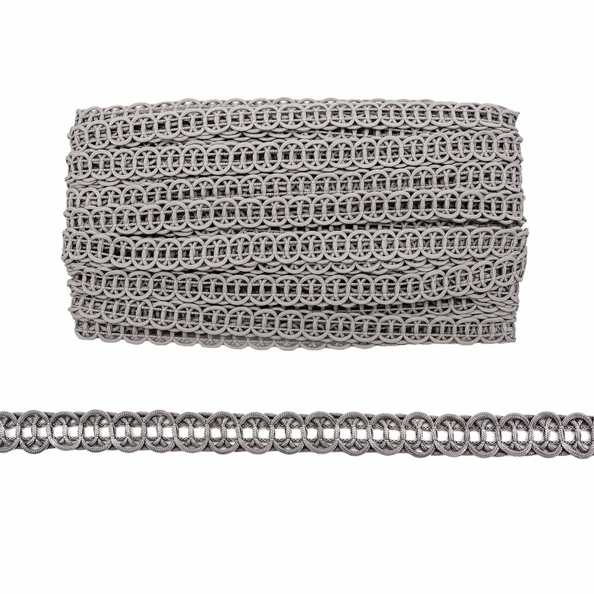 

216-4 Тесьма АЙРИС 15мм*25ярд (22,85м) (серый)