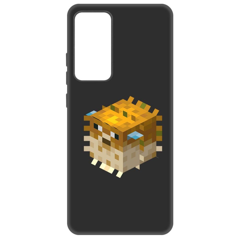 

Чехол-накладка Софт Minecraft-Иглобрюх для Xiaomi 12, Черный