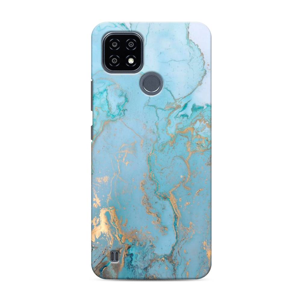 

Чехол Awog "Голубой мрамор рисунок" для Realme C25Y, 2510920-2