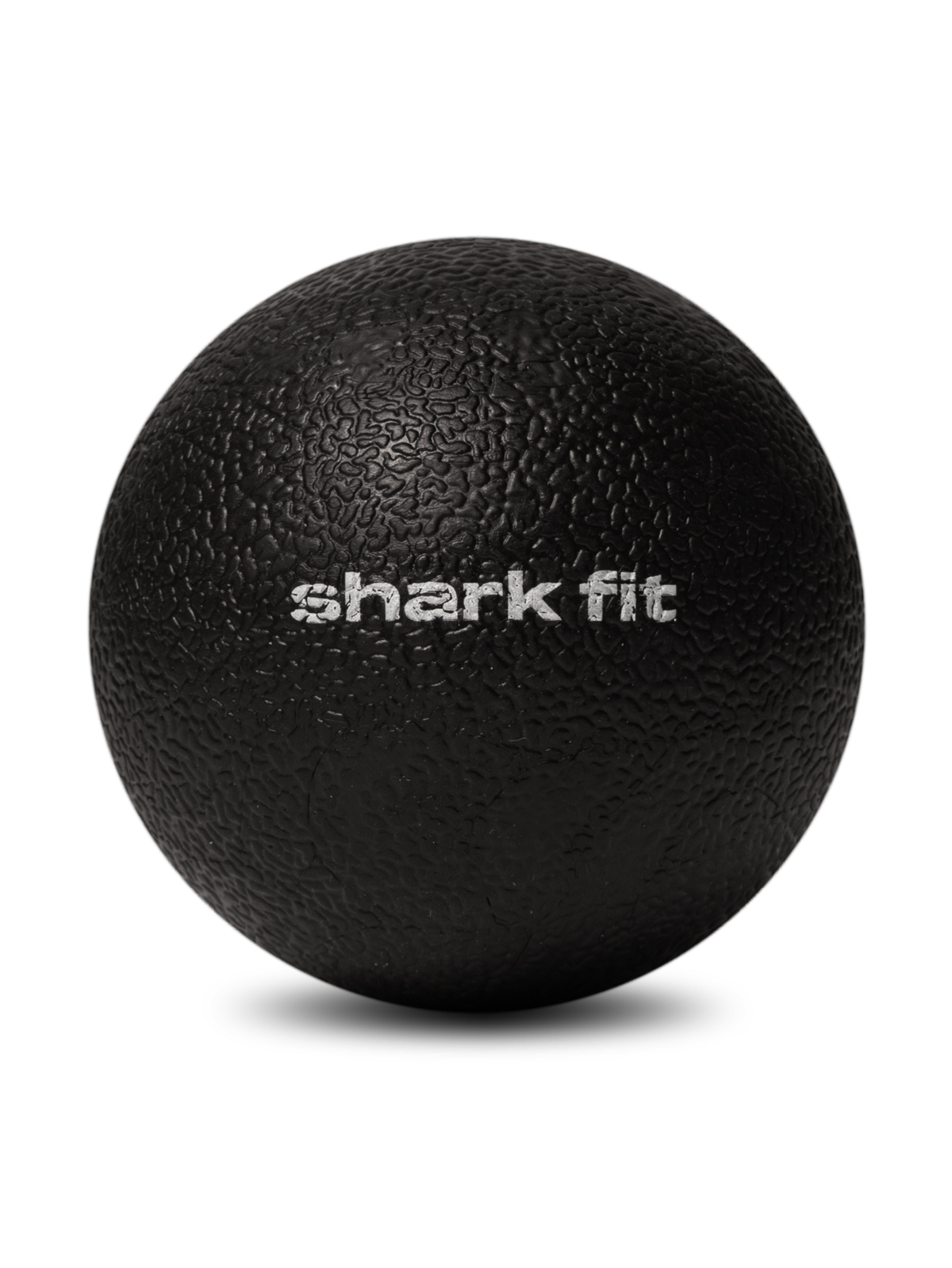 фото Массажный мяч, shark fit, шар для массажа стоп, спины и рук, черный