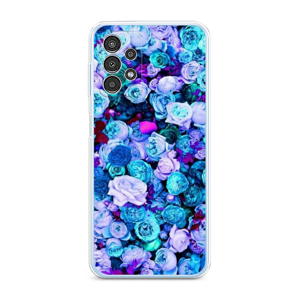 

Чехол на Samsung Galaxy A13 4G "Цветочный ковер", Фиолетовый, 2104850-2