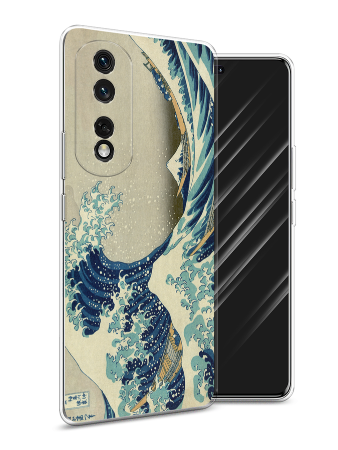 

Чехол Awog на Honor 80 Pro "Большая волна в Канагаве", Серый;синий;голубой, 6120450-9