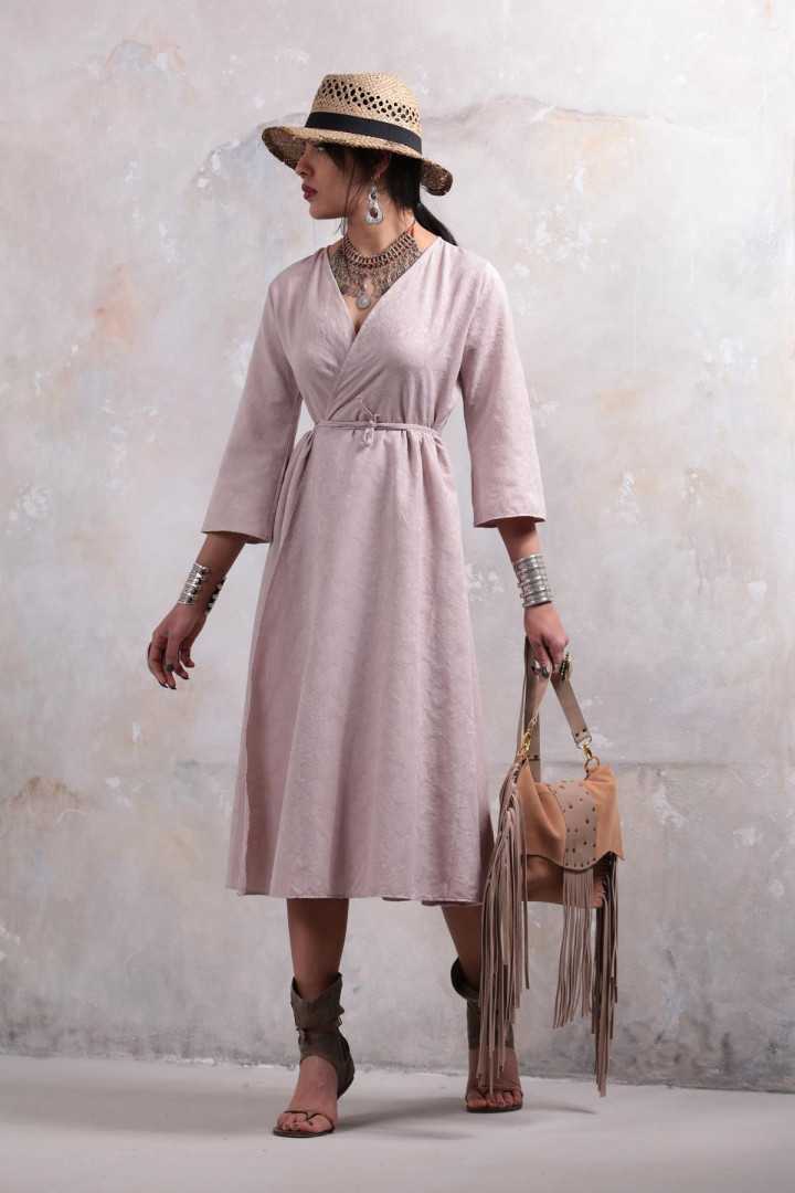 

Платье женское Saman Butik 18293 розовое S (доставка из-за рубежа), 18293