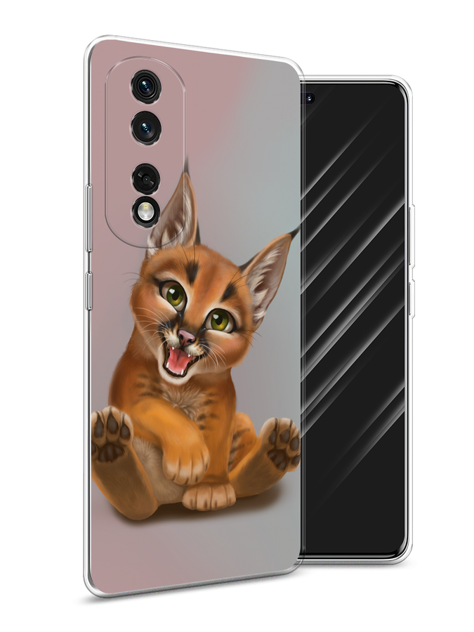 

Чехол Awog на Honor 80 Pro "Малыш рыси", Оранжевый;серый, 6120450-1